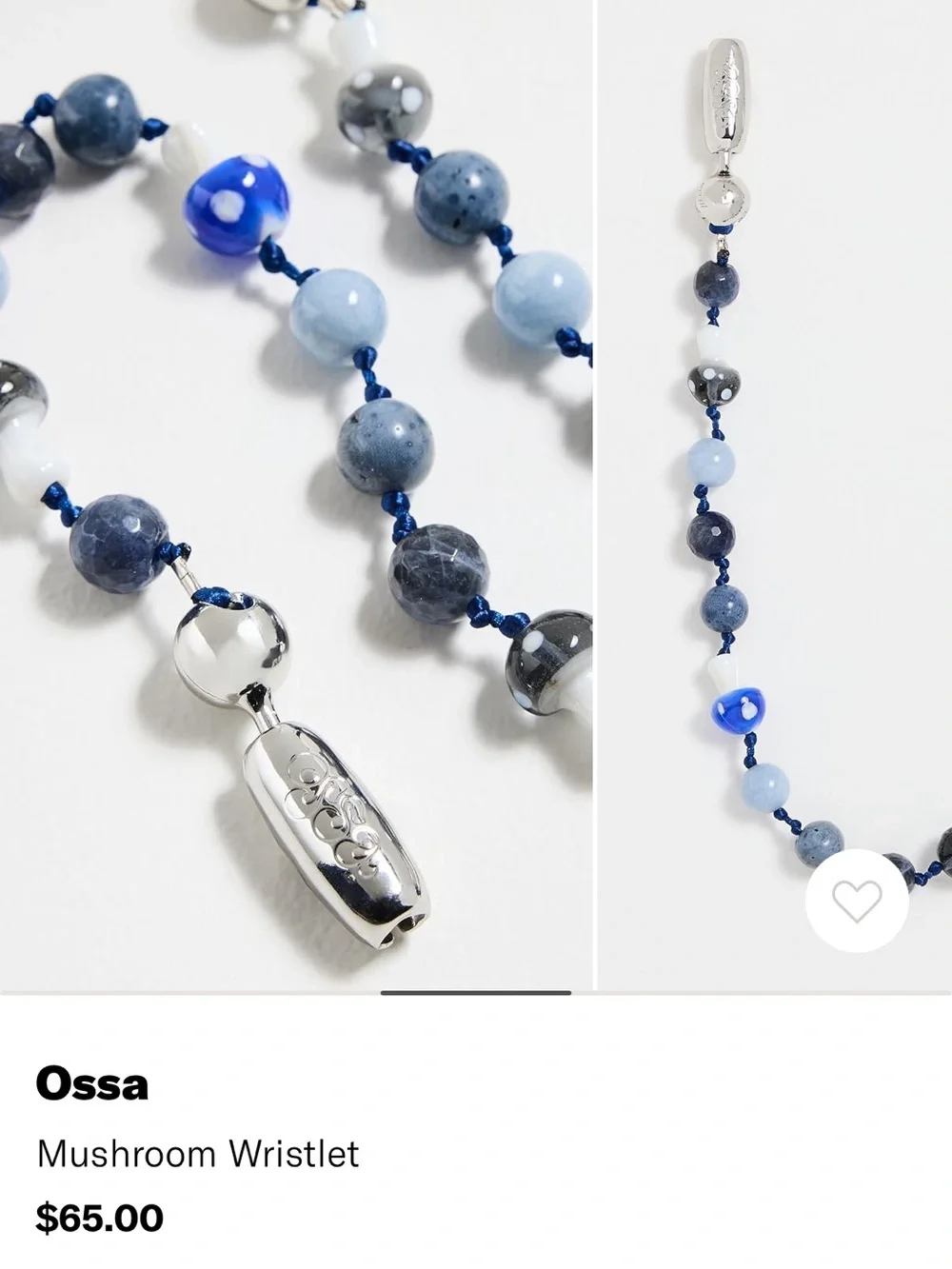 Ossa mushroom wristlet